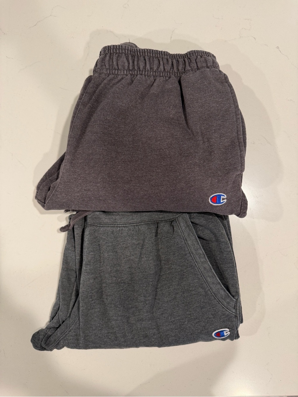Champion Charcoal & Dark Gray Sweatpants - Twin Pack